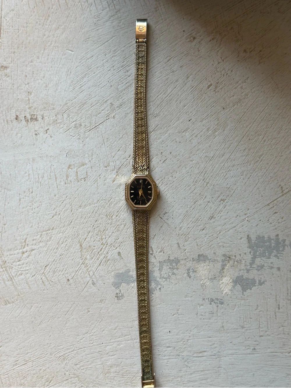 Gold-Tone Diamond Quartz Women's Watch - Gold/Black